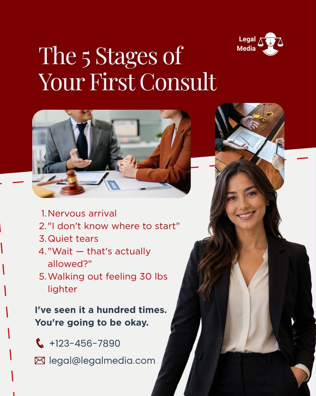 The 5 stages of your first consult